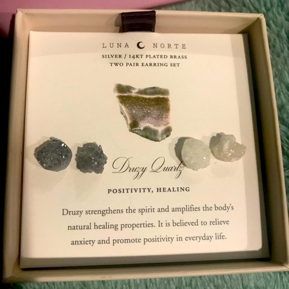 Luna Norte earrings 2 pairs